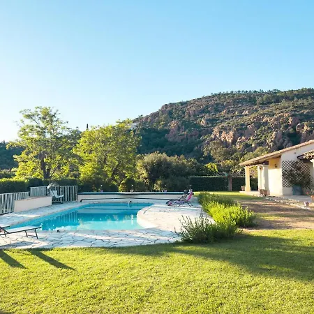 Exclusive Authentic Riviera - Private Pool, Petanque Court, Panoramic Mediterranean Sea & Esterel Mountain Views فيلة *