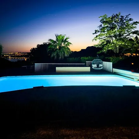 Villa Exclusive Authentic Riviera - Private Pool, Petanque Court, Panoramic Mediterranean Sea & Esterel Mountain Views *