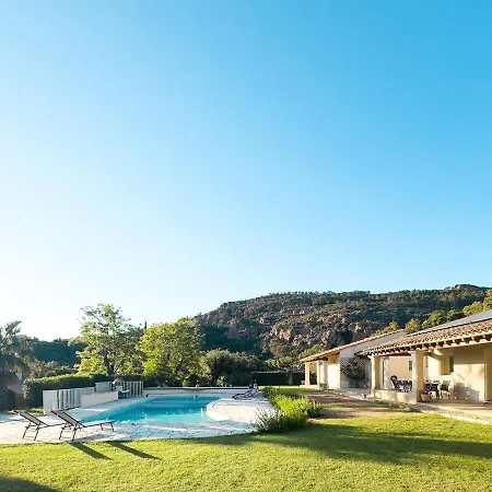Villa Exclusive Authentic Riviera - Private Pool, Petanque Court, Panoramic Mediterranean Sea & Esterel Mountain Views