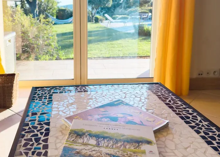 Exclusive Authentic Riviera - Private Pool, Petanque Court, Panoramic Mediterranean Sea & Esterel Mountain Views *